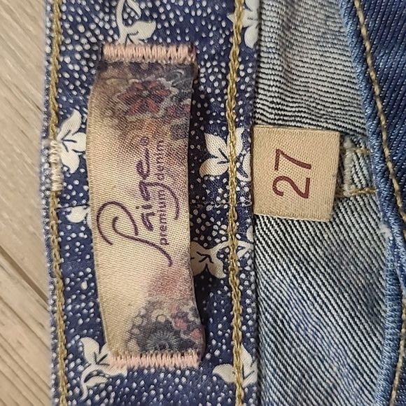 Paige Jeans Women's sz 27 Low Rise Flare Jeans Style # 0102-0047 - Picture 7 of 15